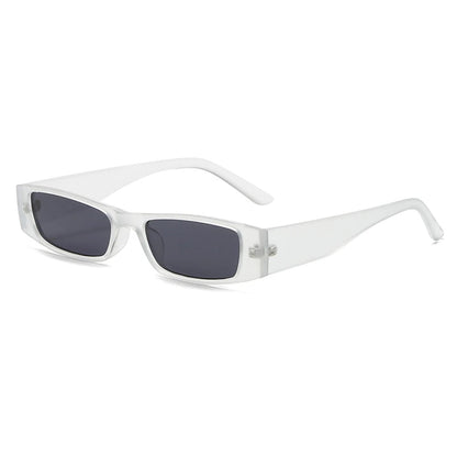 Women's retro slim sunglasses, a fashion-forward 90s accessory with summer style & UV protection.