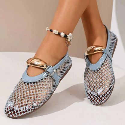 Breathable Rosavelle women's ballet flats, mesh design for spring/summer comfort.