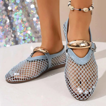 Comfortable Rosavelle women's mesh ballet flats, breathable and lightweight footwear.