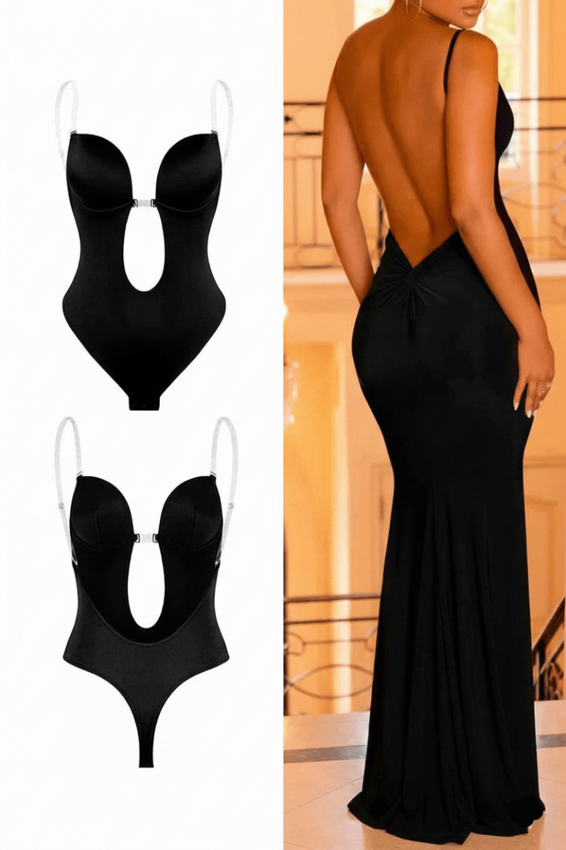 Women's seamless backless bodyshaper, slimming support for smooth, comfortable curves.