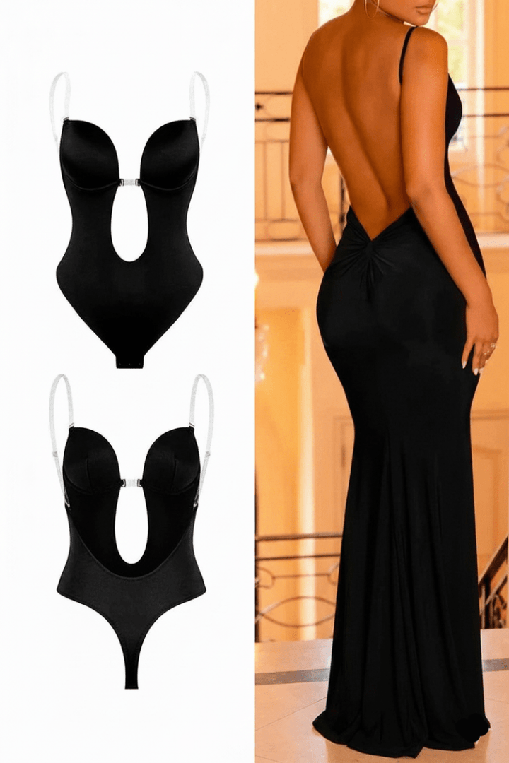 Women's seamless backless bodyshaper, slimming support for smooth, comfortable curves.