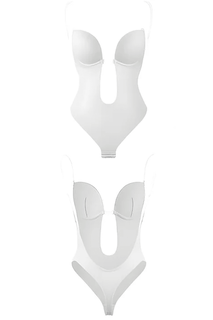 Invisible seamless backless body shaper for women, perfect for a smooth silhouette under outfits.