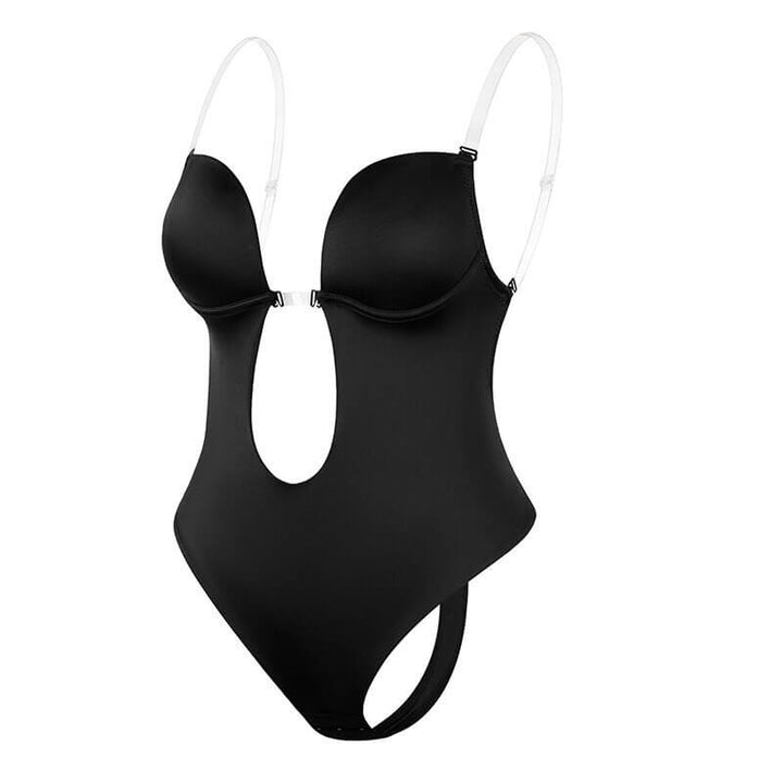 High-comfort seamless backless women's bodysuit shaper, designed for an effortlessly smooth figure.