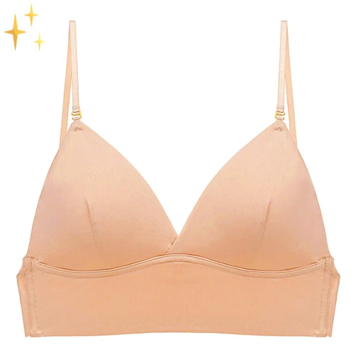 Seamless, invisible women's bra designed for a smooth look under formal & backless dresses. Comfortable support.