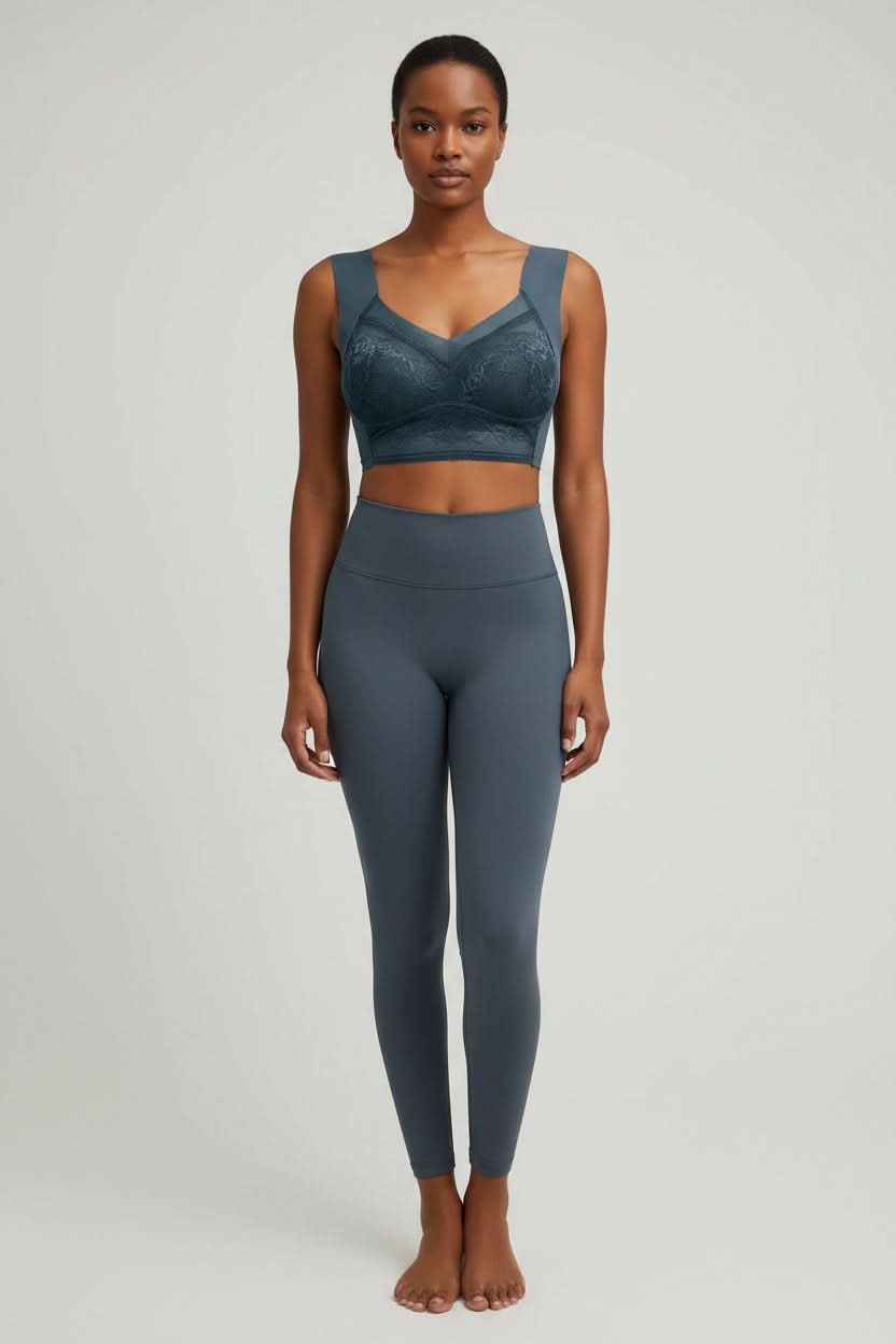 Women's seamless comfort bra, providing all-day support & a smooth fit for daily wear. Soft wireless intimates.