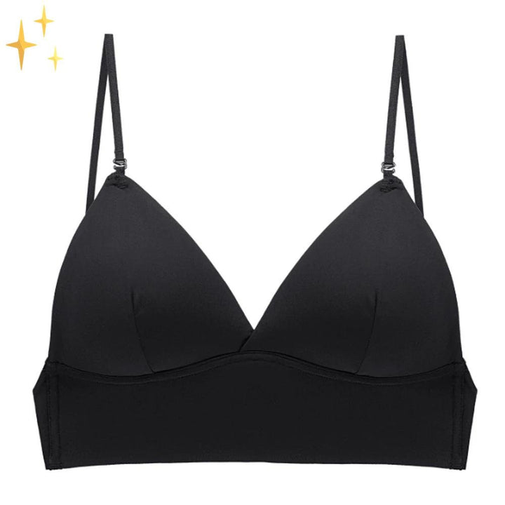 Seamless comfort bra designed for women, featuring a low back for elegant backless summer fashion.