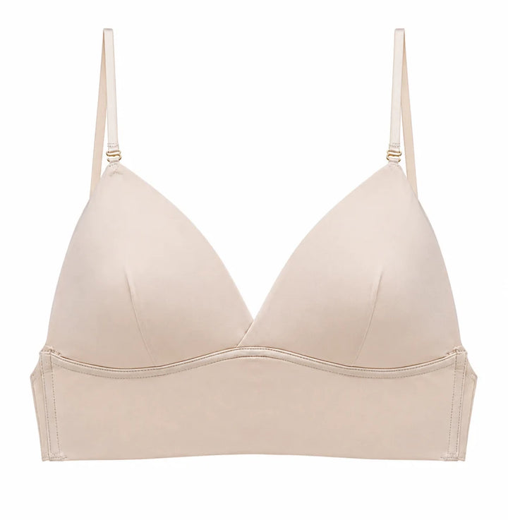 Invisible support bra for women, seamless and low-back, perfect for special occasion backless apparel.