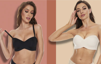 All-day comfort seamless bra for plus-size women. Features adjustable straps & secure back closure for support.