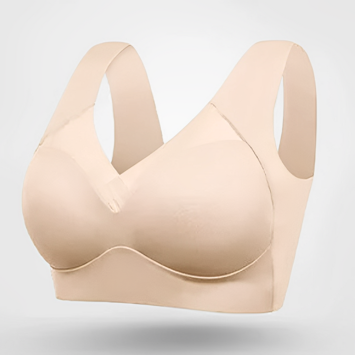 Seamless push-up bra for women, offering smooth support and natural lift. Wireless comfort design.