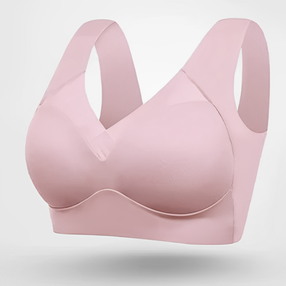Women's stretch comfort bra, seamless and wireless with a gentle push-up. Perfect for all-day support.