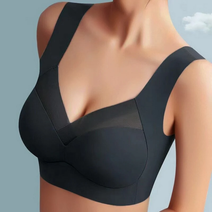 Luxurious seamless push-up wireless lingerie for women. Provides support, comfort, and a smooth look.