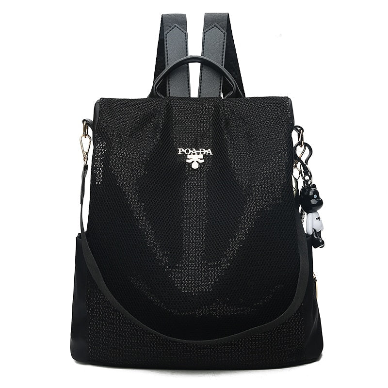 Durable anti-theft travel bag for women, water-resistant & secure with concealed zippers for peace of mind.