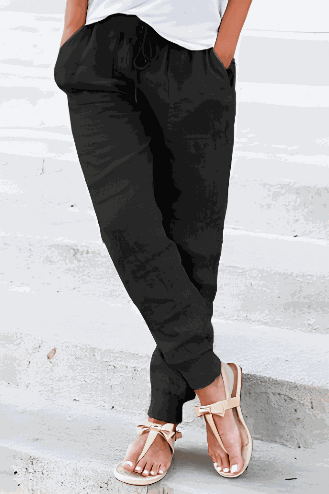 Casual women's Sedona jogger pants, relaxed fit, drawstring for ultimate comfort & everyday wear.