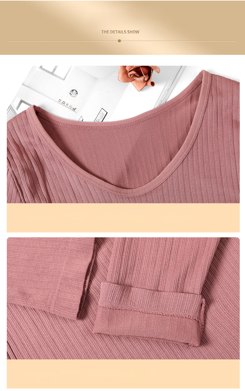 Full body shaping thermal underwear for women, maximum winter comfort.