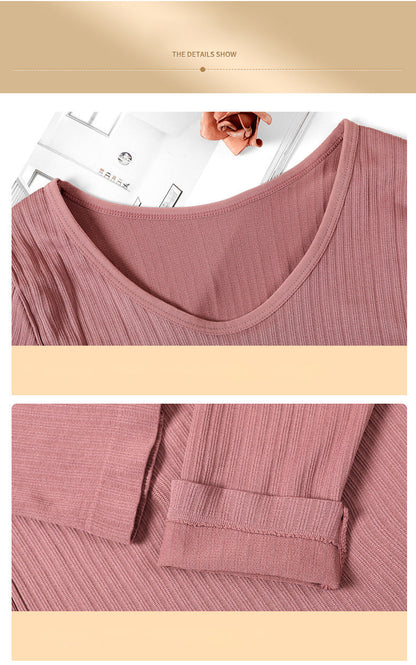 Full body shaping thermal underwear for women, maximum winter comfort.