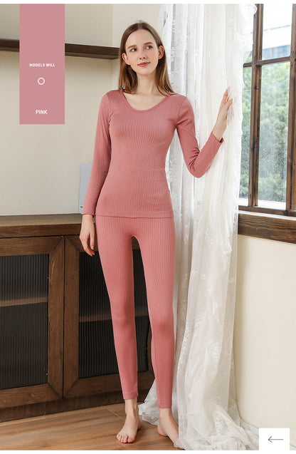 Elegant shaping thermal set, a must-have for cold weather & cozy loungewear.