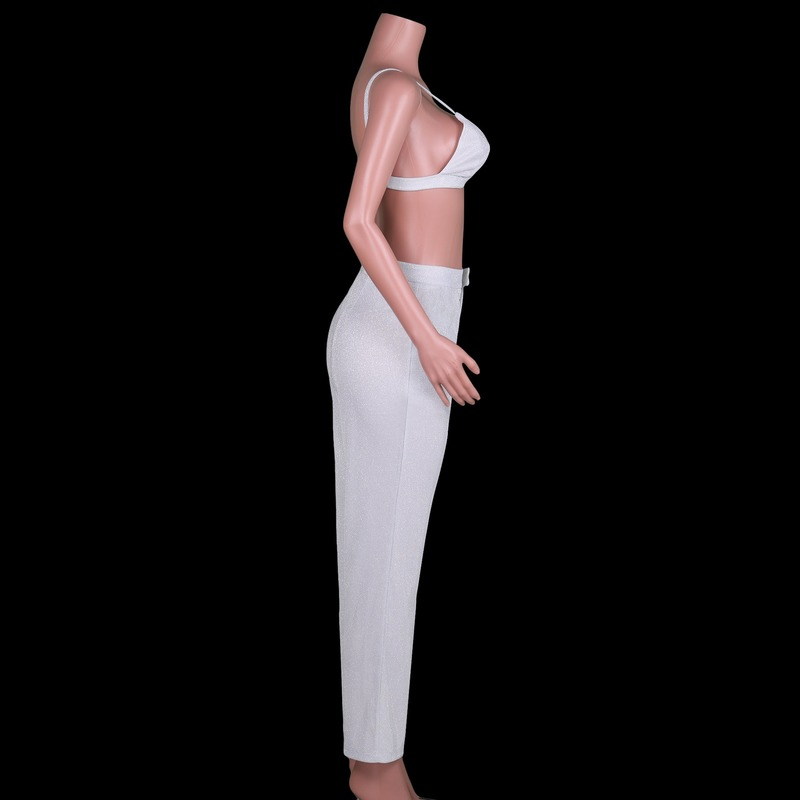 Stylish women's glitter bra, a shimmering and sparkling top perfect for glamorous party outfits. Dazzling fashion.