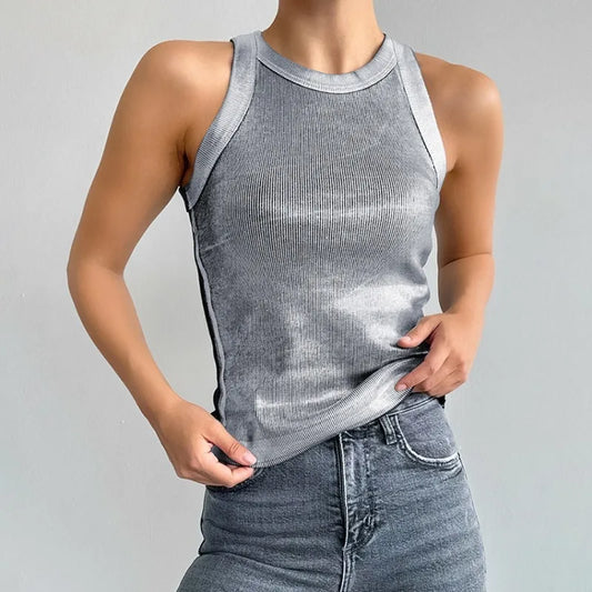 Women's sleek everyday tank top for comfortable summer style.
