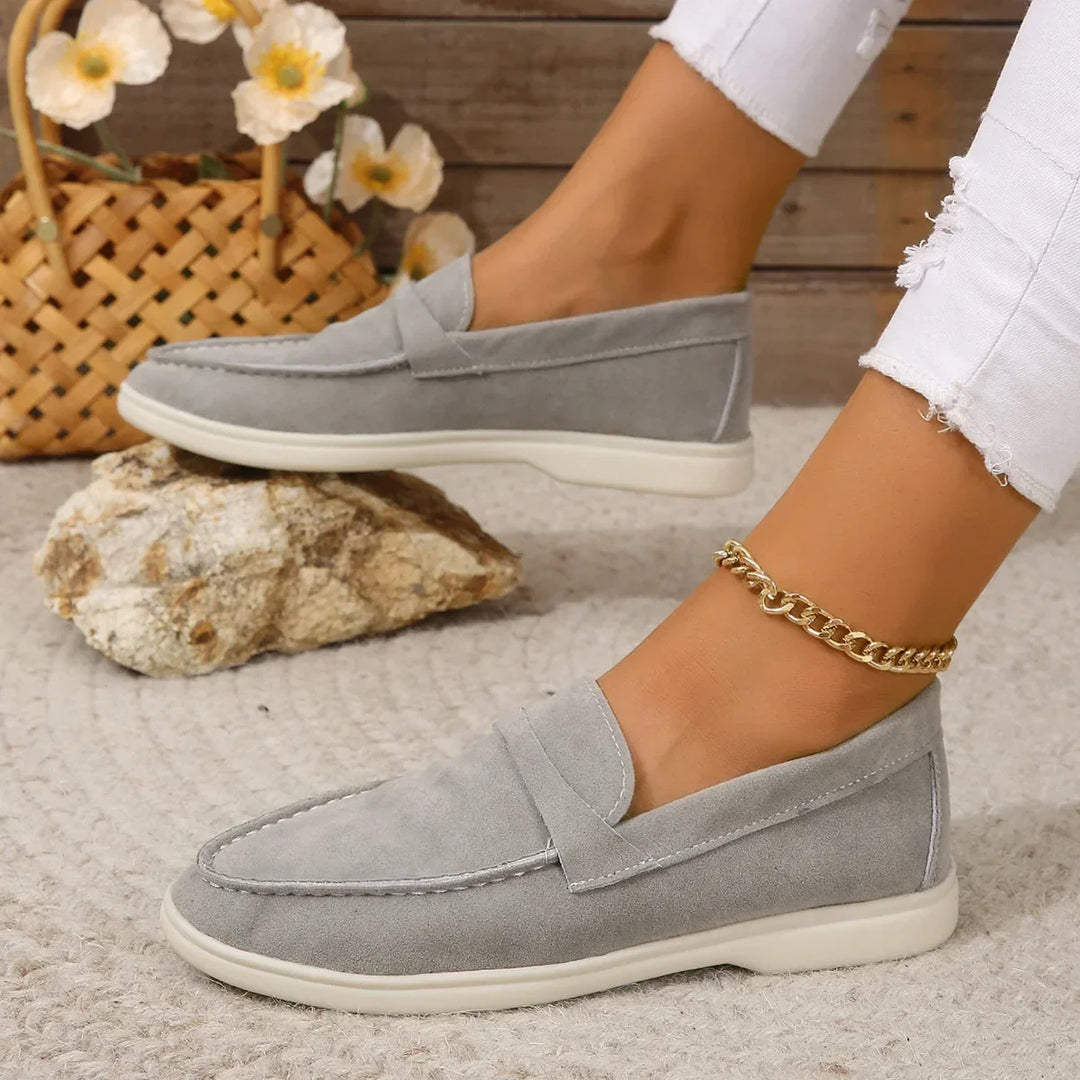 Women's slip-on loafers, cushioned for ultimate comfort, perfect for office & casual everyday wear.