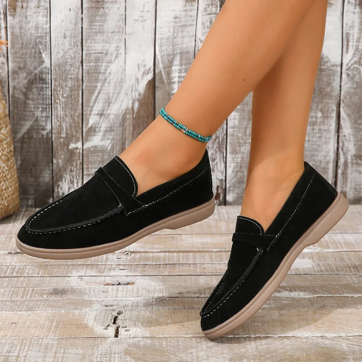 Women's versatile loafers, easy slip-on design, cushioned for all-day comfort in office & casual.