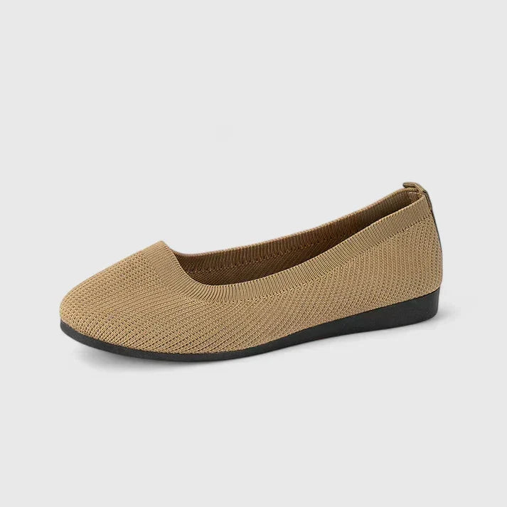 Supportive women's slip-on walking shoes with advanced arch support for all-day comfort & foot pain relief.