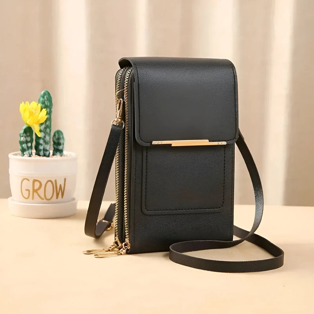 Women's versatile soft leather anti-theft shoulder bag, essential for everyday stylish protection.