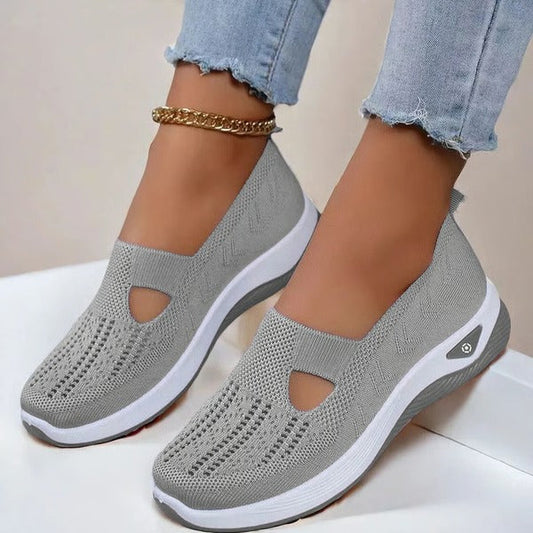 Women's soft sole comfort shoes for seniors, great for daily walking and elderly foot support.