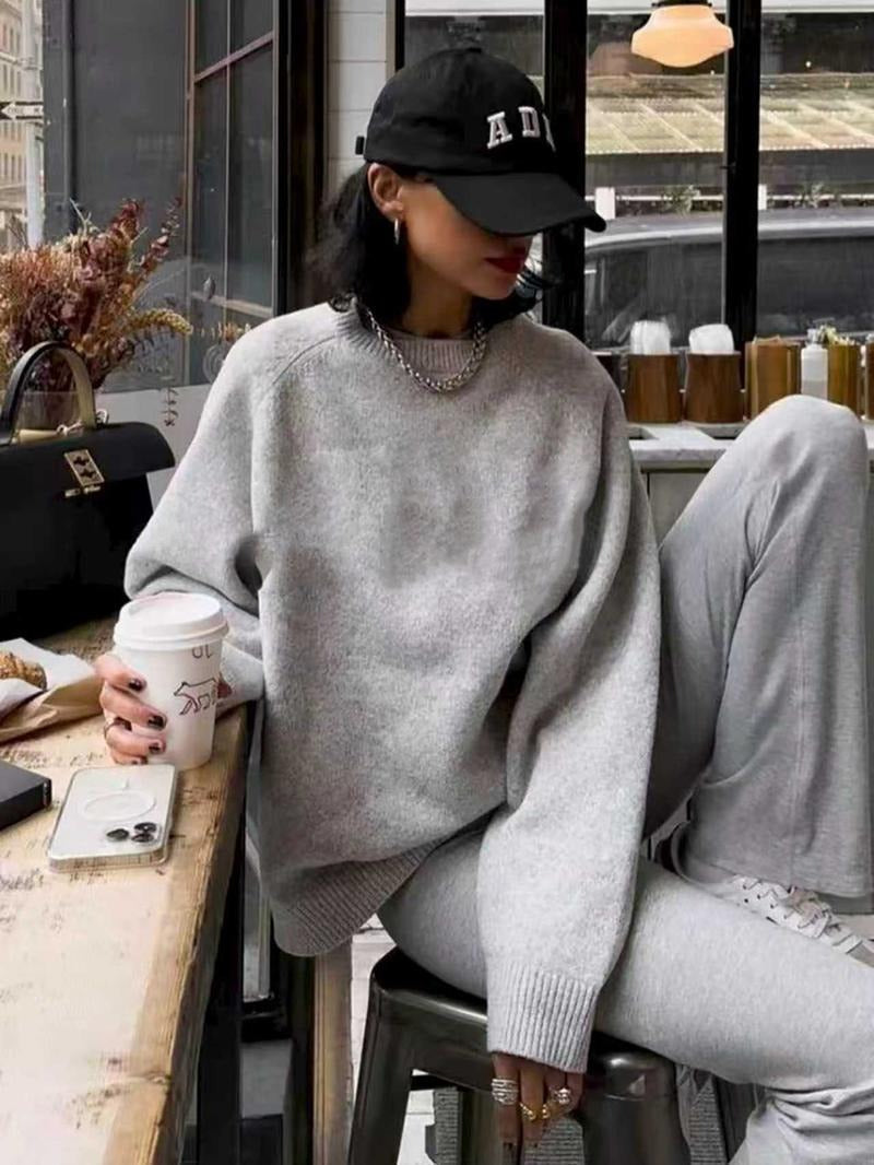 Women's Soraya knit lounge set, a comfortable two-piece loungewear ideal for relaxed everyday style.