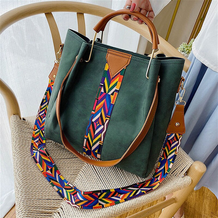 Women's versatile PU leather everyday carry tote. A stylish shoulder bag for work, travel, or daily use.