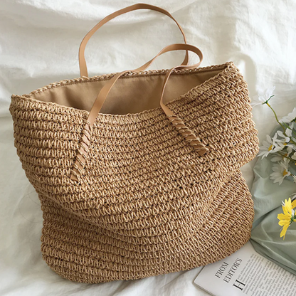 Women's TerraWoven spacious handbag. Durable shoulder bag, stylish fashion accessory with sturdy strap for everyday.
