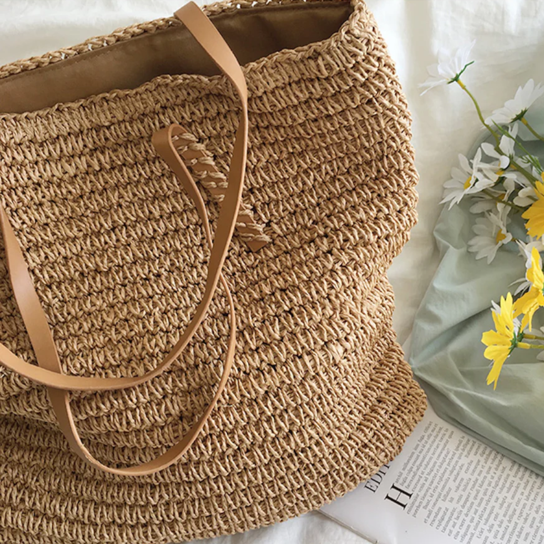 Fashionable TerraWoven women's handbag. A stylish accessory with spacious design and sturdy shoulder strap.