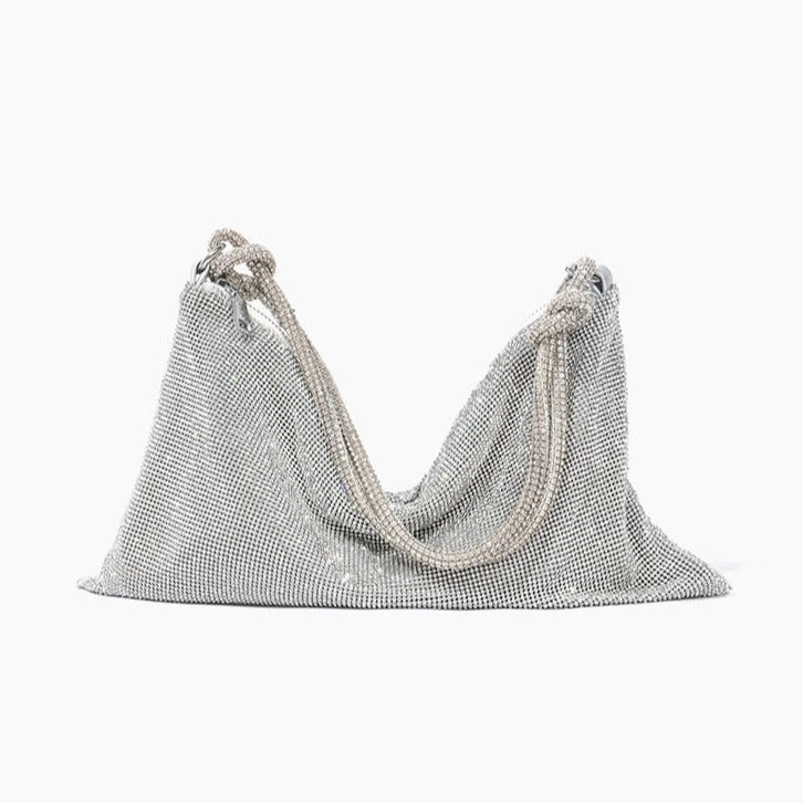 Dazzling women's rhinestone evening bag, a luxurious and glamorous party clutch.
