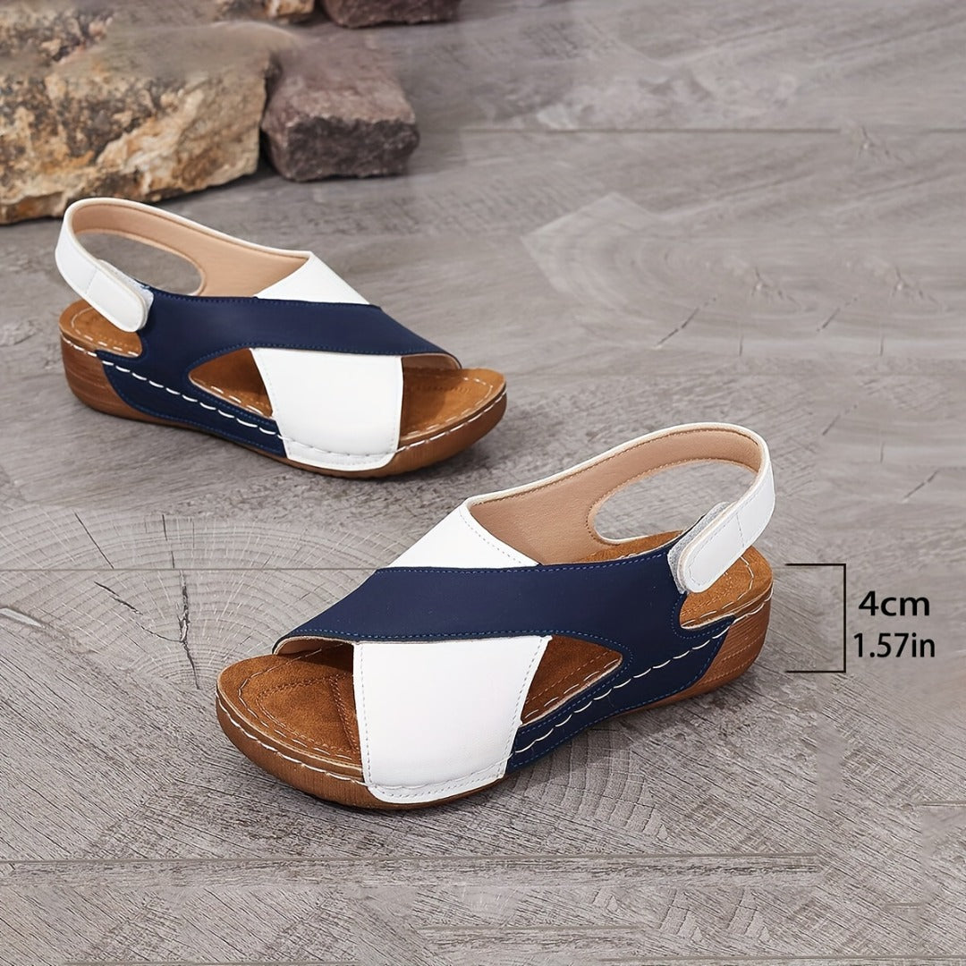 Durable Women's Stella Wedge Sandals, built for all-day comfort & style with arch support.