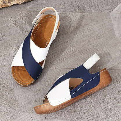 Stella Women's Sandals: Chic wedge design, supportive arch & comfort for any occasion.