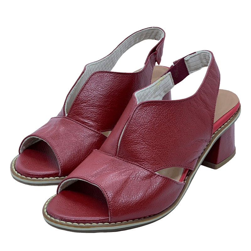 Women's summer heeled sandals with a sturdy block heel for ultimate comfort.