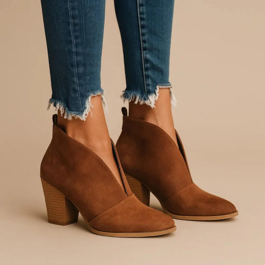Women's stylish comfortable ankle booties, perfect fall fashion.