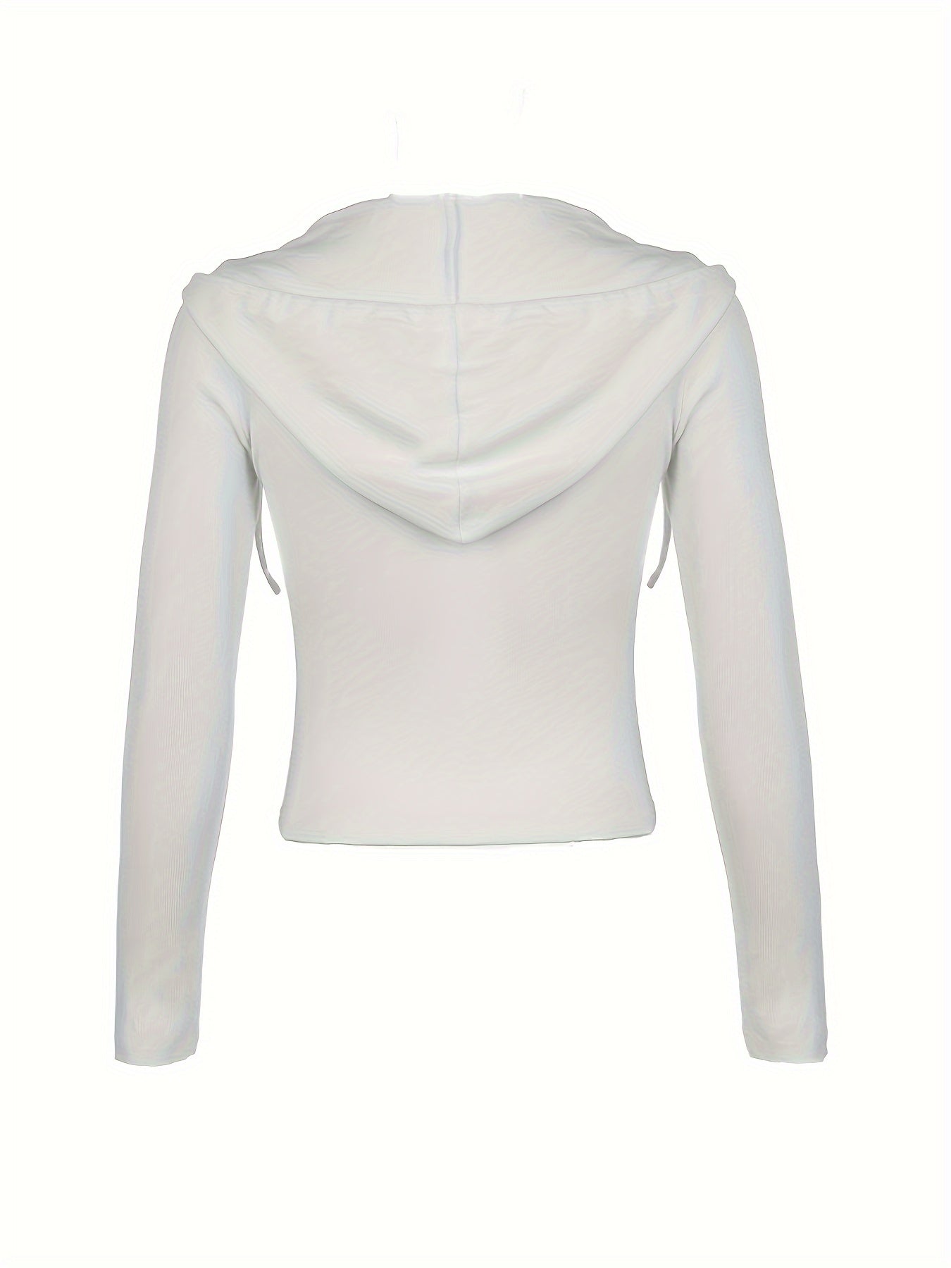 Must-have women's cropped hoodie for a trendy spring/summer look. Casual, comfortable hooded sweatshirt.