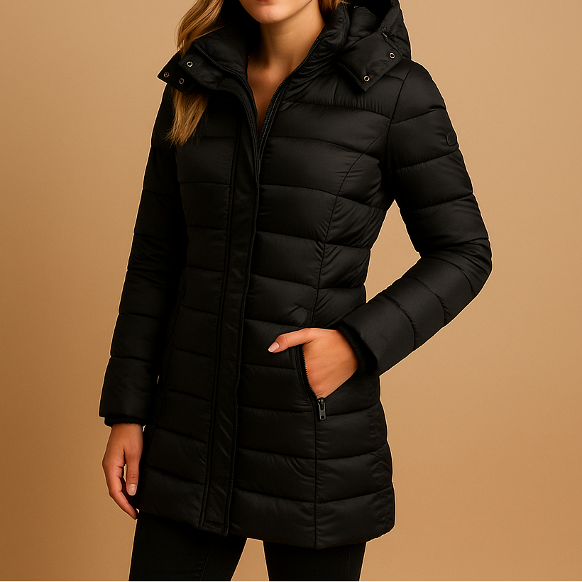 Women's stylish lightweight casual coat for everyday comfort. Versatile autumn & winter outerwear.