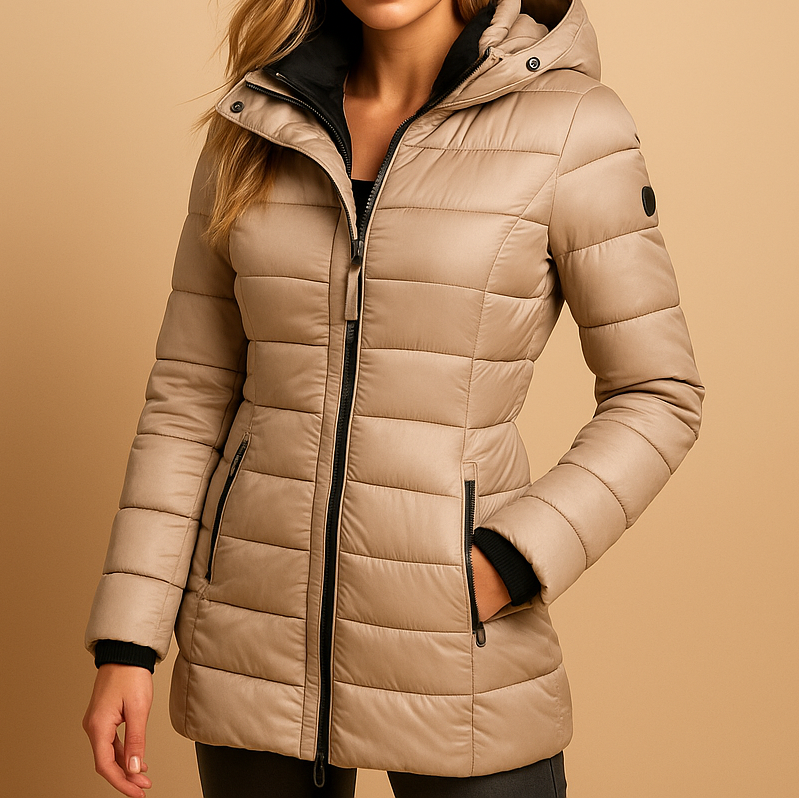 Comfortable women's casual coat. Lightweight & stylish everyday wear, perfect for autumn.