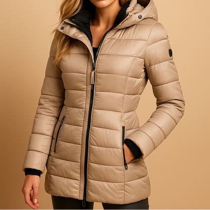 Comfortable women's casual coat. Lightweight & stylish everyday wear, perfect for autumn.