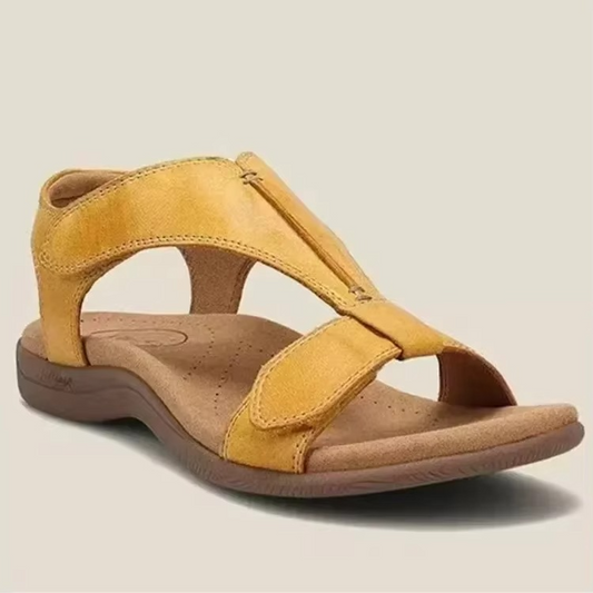 Women's stylish open-toe wedge sandals with adjustable strap, perfect for summer comfort & casual wear.