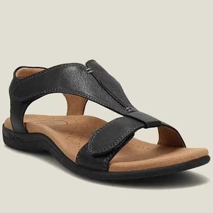 Comfortable women's open-toe wedge sandals, ideal for summer vacation, casual wear & elegant outfits.