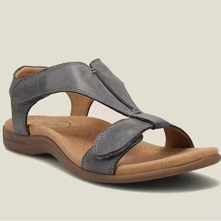 Stylish women's summer wedge sandals with comfortable arch support & platform heel for chic fashion.
