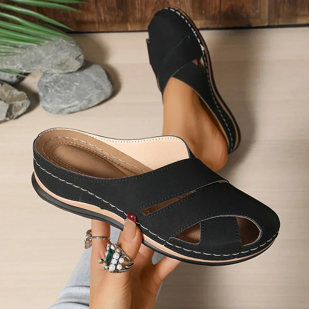 Elevated women's platform wedge sandals, essential stylish footwear for any summer fashion outfit.