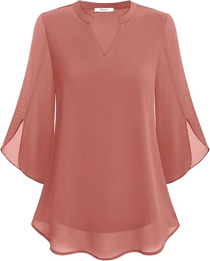 Stylish women's relaxed fit top, a versatile blouse for chic and comfortable outfits.