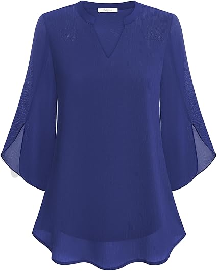 Fashionable women's relaxed fit blouse, an elegant and comfortable top for stylish wear.