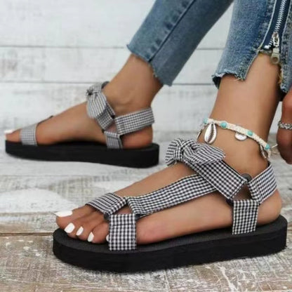 Bohemian wrap sandals for women, offering style & cushioned comfort for summer adventures & travel.