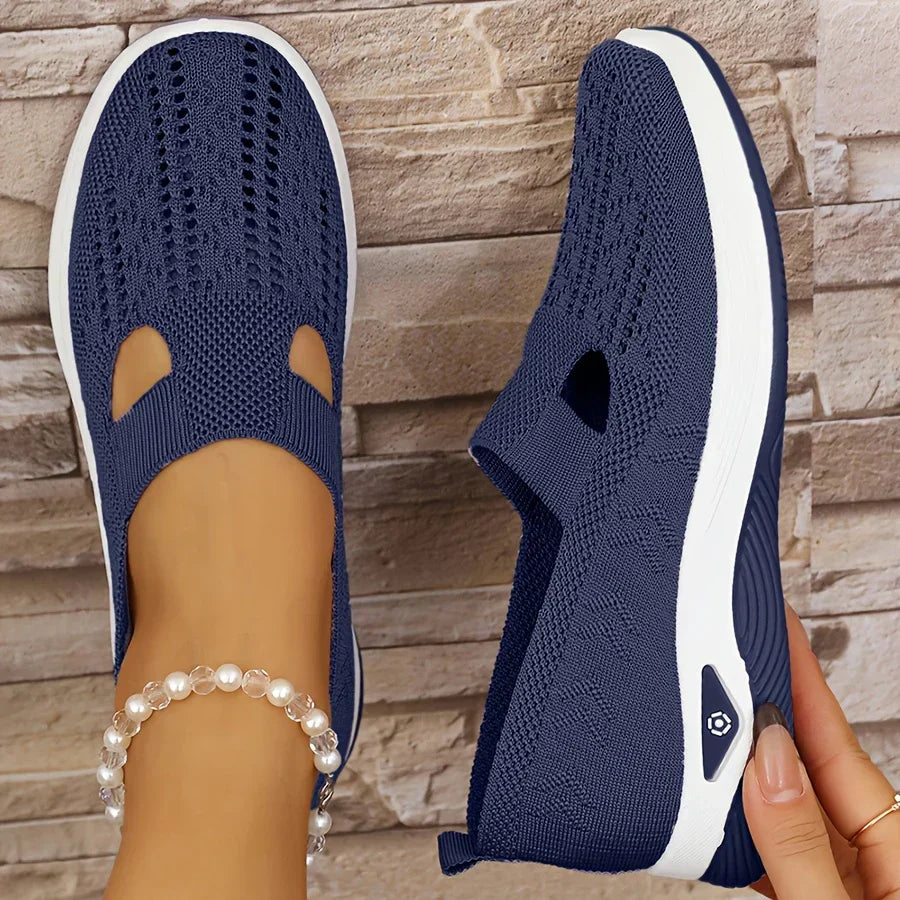 Easy-on women's supportive shoes, perfect for daily wear, walking, & comfort.