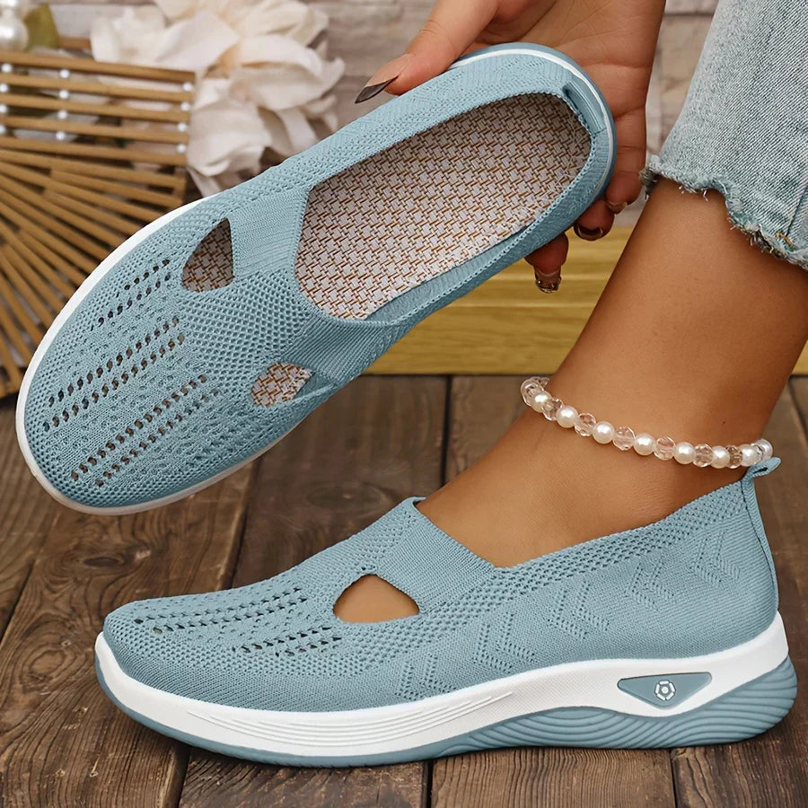 Women's comfort slip-on shoes, ideal for active daily wear & essential support.
