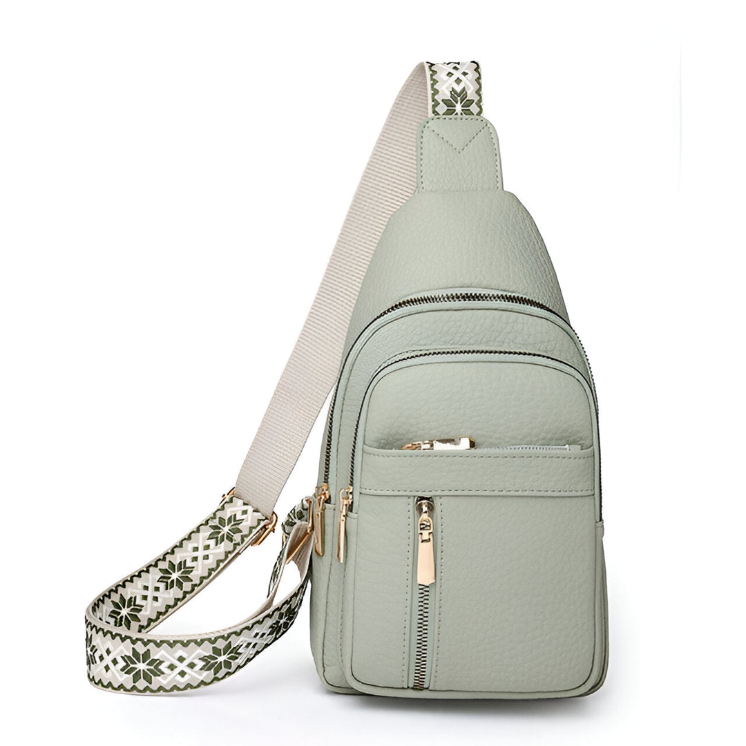 Modern women's anti-theft sling bag, a lightweight crossbody backpack for travel & daily security.